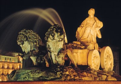 Fountain of Cybele at Night by Francisco and Michel, Robert Gutierrez